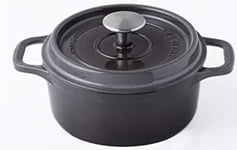 Cocotte ronde fonte émaillé couleur taupe 20 cm 2.5 litres INVICTA