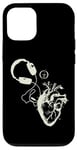 iPhone 12/12 Pro Headphones and heart #2 for EDM Lovers and DJs Case