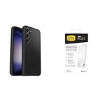 OtterBox Protective Sleeve Case Samsung Galaxy S23 Black Crystal - clear/black - ProPack with Premium Glass Screen Protector