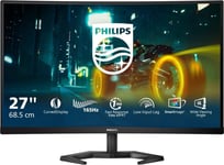 Philips Momentum 27M1C3200VL - 68,60 cm (27") Full HD Curved Gaming Monitor, 1 ms MPRT, 165 Hz, FreeSync Premium (1920x1080, DisplayPort, HDMI) sort [