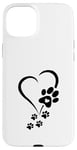 iPhone 15 Plus Dog Paw Heart Baby Dogs - Dog Paw Print Dog Paws Hearts Case