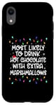 iPhone XR Most Likely To Drink Hot Chocolate Christmas Family Matching Case