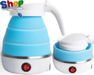 Foldable  Electric  Kettle ,  Portable  Kettle  for  Travel  600ML  Collapsible