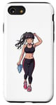 Coque pour iPhone SE (2020) / 7 / 8 Anime et manga Style Fille portant des vêtements de sport