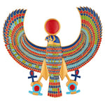 Design Toscano AH22206 Plaque Murale égyptienne Design Horus Multicolore 2,5 x 39,5 x 34,5 cm