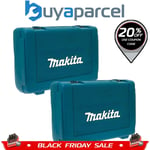 2x Makita 18v Combi / Impact Driver Tool Storage Case Toolbox BDF343 DHP453