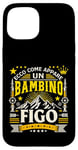 Coque pour iPhone 15 Un Bambino Figo Idee Regalo Compleanno Bambino Anni Maschio