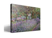 cuadrosfamosos.es Tableau toile lys dans le jardin de Monet d'Oscar Claude Monet - 40 cm x 55 cm