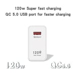 Gan USB-laturi Nopea Lataus 120w Qc5.0 Matkapuhelinsovitin Iphonelle Xiaomi Huawei Samsung Ipad Realme Oppd Oneplus Tabletille only UK charger