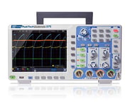 PeakTech P 1375 Tout-en-un oscilloscope de stockage 4 canaux 100 max. 1 GS/S avec USB, LAN & 8" Écran tactile TFT couleur 40 millions de points, avec générateur de signal 25 MHz et DMM 18 W 240 V