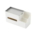 DUKAILIN Tissue Box Holder Tissue Box Remote Control Holder Makeup Cosmetic Storage Box Napkin Paper Container Desktop Organizer