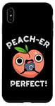 Coque pour iPhone XS Max Jeu de mots Peacher Perfect Funny Peach