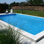 Planet Pool CF Block Premium 10,5x5 m PREMIUM poolpaket 1000 x 500 150 cm, med carrara 47720120C