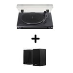 Platine vinyle Teac TN-180BT/A3 Noir + Enceintes amplifiées Bluetooth Klipsch R-41PM Noir vendues par paire