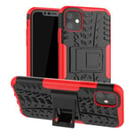 Apple iPhone 11 Heavy Duty Case Red