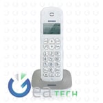 Brondi Gala Téléphone Cordless Fonction Éco Dect Écran Grand Réveil | Blanc