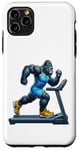 Coque pour iPhone 11 Pro Max Gorilla Running sur tapis de course Fitness Gym Entraînement