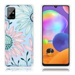 Samsung Deco Galaxy A31 kuoret - Kukka Monivärinen