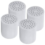 Yebobo 15 Stage Universal Shower Water Filter Cartridges (4 Pack) Removes Chlorine, Microorganisms, Hard Water - Replacement