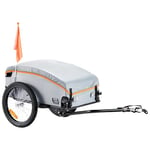 VEVOR Remorque de vélo, capacité de Charge de 45 kg, Chariot de Transport, Rangement Compact Pliable avec attelage, Housse imperméable, Roues de 406 mm, pour Les Roues de vélo de 558,8 mm à 711,2 mm