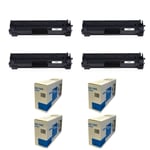 Toner For HP MFP M28w LaserJet Pro Printer CF244A Cartridge Compatible Black 4Pk