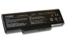 vhbw 1x Batterie compatible avec Asus Pro31, A9, A9T, Pro31s, Pro31jr, Pro31j, A9rp, A9R, A9C, A9Rt ordinateur portable (6600mAh, 11,1V, Li-ion)