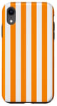 iPhone XR White Yellow Mustard Striped Girly Aesthetic Preppy Stripe Case