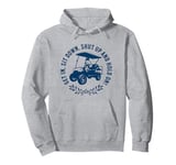 Get In Sit Down Shut Up and Hold On Funny Golf Cart Design Pullover Hoodie