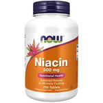 NOW Niacin Tr 500 mg Tabletter 250 st