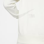 Nike NSW Brushed Swoosh French Terry Fleece Full Tracksuit Set Ivory Size Large