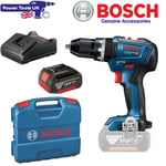 Bosch GSB18V-55 14 Combi Drill  1x 18v 4Ah Battery, GAL18V-20 Charger & L-Case