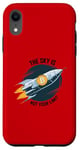 Coque pour iPhone XR Le ciel n'est pas votre limite Bitcoin Rocket