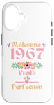 Coque pour iPhone 16 58 ans femme 1967 idée cadeau anniversaire drôle humour mam