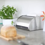 Brabantia Roll Top Matt Steel Bread Bin