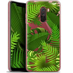 Caseink Coque pour Xiaomi Pocophone F1 (6.18) Gel HD [ Nouvelle Collection - Souple - Antichoc - Imprimé en France] Plantes des Tropiques