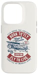 iPhone 14 Pro Wings of Freedom Retro Vintage Aviation Airplane Design Case