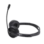 Wired Headphone 3.5mm Plug Omnidirectional Wired Headset With Rotatable Mic Hot