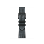 Apple Watch Hermès – Toile H Simple Tour i Denim/Noir, 41 mm