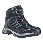 Black Crevice Chaussures de Trekking Homme I High Cut I Chaussures de randonnée imperméables I Chaussures de Sport Outdoor Haute qualité I Chaussures rembourrées avec Un Excellent Amorti