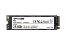 patriot patriot p300 - solid-state-disk - 256 gb - pci express 3.0 x4 (nvme) noir