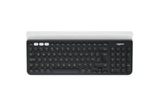 Logitech K780 Multi-Device - Clavier - sans fil - Bluetooth - Suisse - blanc