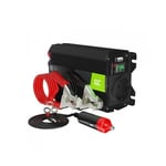 Green Cell Voltage Car Inverter 12V till 230V - 300W/600W med USB Modifierad Sinus