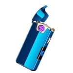 Lighters USB arc Lighter Rechargeable Windproof Flameless Plasma Electric Lighter for Candle Cigarette Paper with USB Charging Cable,Blue