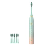 Electric Toothbrush IPX7 USB Tooth Brush With 5 Heads For Home Family