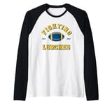 Fighting Lurches Retro Fan Gear Raglan Baseball Tee