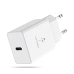 Chargeur Rapide pour Samsung Chargeur, USB C Prise PD Adaptateur de Charge Compatible avec Samsung Galaxy S23 S22 S21 S20 Ultra 5g S10 S9 S8 A54 A53 A34 A14 A13 M53 M13, pour iPhone/iPad/Tablette