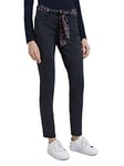 TOM TAILOR 1022290 Jean Slim Alexa avec Ceinture à nouer Femme ,10668 - Sky Captain Blue ,32W / 30L