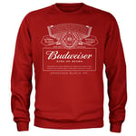 Budweiser White Logo Sweatshirt, Sweatshirt