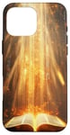 iPhone 16 Pro Max Catholicism Open Bible Rays Spiritual Divine Case