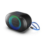 RYGHT – TOOGO S – R484017 – Enceinte Outdoor sans Fil avec LED RDB – 15H d’autonomie, 5 Modes RGB, Micro intégré et Assistant Vocal – Résistant à l’Eau IPX5, Double appairage